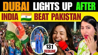DUBAI LIGHTS UP AFTER INDIA BEAT PAKISTAN IN ASIA CUP | PUBLIC REACTION
