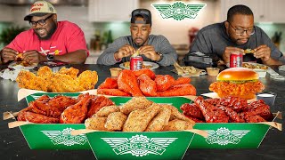 We Tried ONLY Wingstop’s BEST FOOD! 