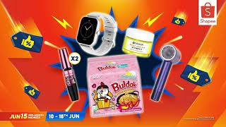 Shopee Mid-Month Madness is back! 🔥