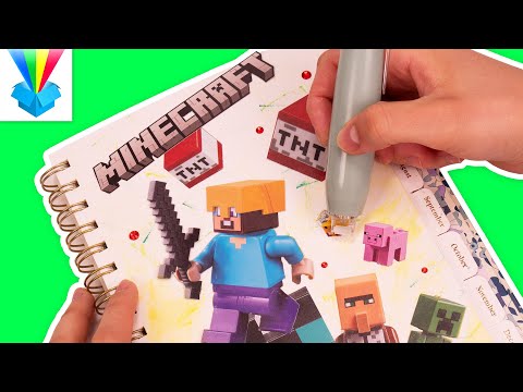 Kicsomi - ⚽ Csocsó ⚽: 🎁 Minecraft Scrapbook DIY 😎⛏️