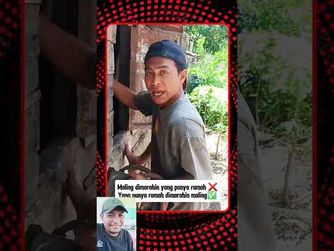 Maling ketahuan sama yang punya rumah