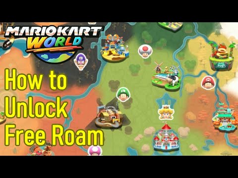Mario Kart World how to unlock free roam