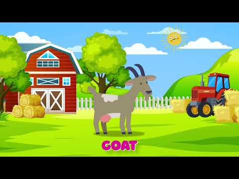 Learn Farm animals for kids | Farm Animals Names & Sounds