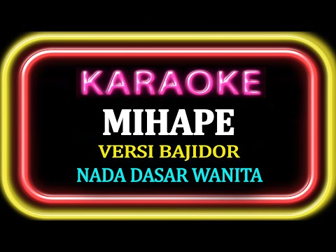 KARAOKE MIHAPE - ABIEL JATNIKA - NADA WANITA
