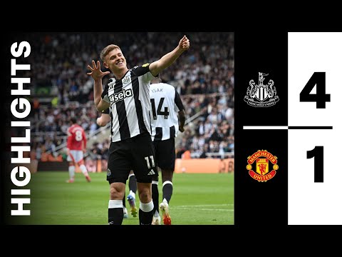 Newcastle United 4 Manchester United 1 | Premier League Highlights