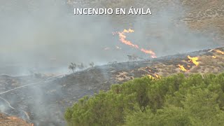 Incendio en Ávila sube a nivel 2 de peligrosidad e interrumpe la circulación de trenes de adif