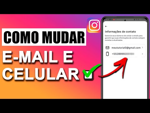 COMO ALTERAR O EMAIL E NÚMERO NO INSTAGRAM