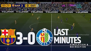 Últimos Minutos: BARCELONA 3-0 GETAFE | LALIGA 2025-26 | Partido simulación