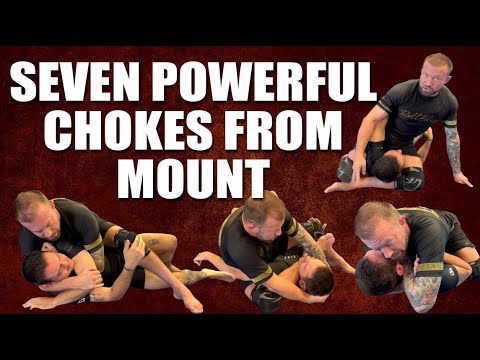 Seven Effective Chokes from Mount - No Gi