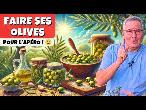 Faites vous-même vos olives pour l'apéro ! 😉