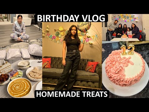 Advi Turned 12 - Homely Birthday Celebration Vlog | Shahi Paneer & Garlic Naan | Red Velvet Cake