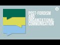 Neoliberalism and Post-Fordism Concepts