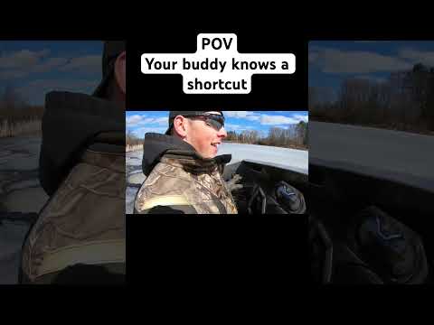 Mini Jet Boat Skips Across Frozen Lake #jetboat