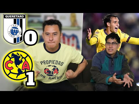 ¡GANÓ EL TETRACAMPEÓN! Reacciones QUERETARO 0-1 AMERICA Jornada 1