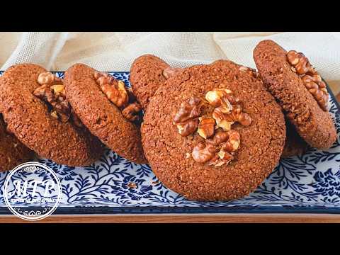 GALLETAS DE NUEZ Y CANELA | Facilísimas y con muy pocos ingredientes | Mi tarta preferida