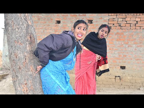 मिर्ची लग गई पगली को घरवाले हुए परेशान | Bhojpuri comedy