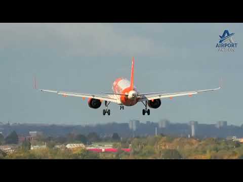 Birmingham Airport Live ✈️ Silkway 747 Arriving from Baku - Monday 27th Oct 2025