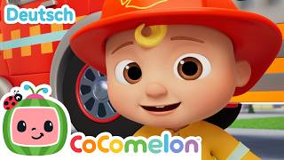 Die Feuerwehr Lied 🚒 CoComelon Deutsch | Cartoons und Kinderlieder