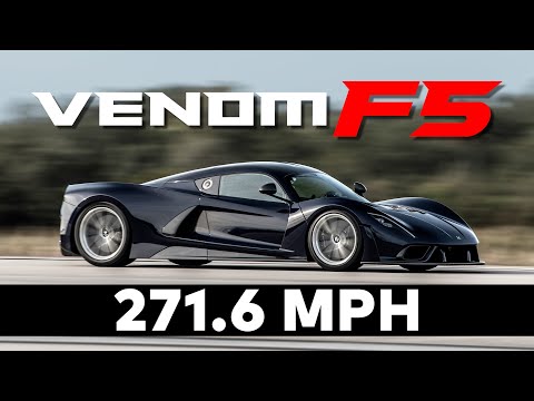 Venom F5 Tested to 271.6 MPH (437 km/h)