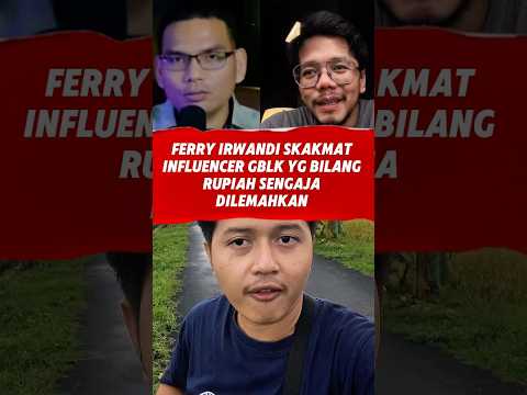Ferry Irwandi skakmat buzzer berkedok influencer #gagalsarjana #jokowi #prabowo #gibran