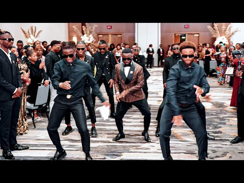 Groomsmen Danced all out | Epic Congolese Wedding Dance (Fenton24)