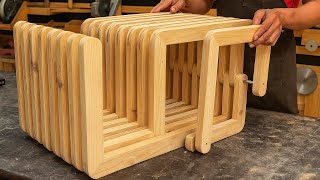 Useful Ideas For Reusing Pallet Wood // How To Make A Side Table With Multiple Uses