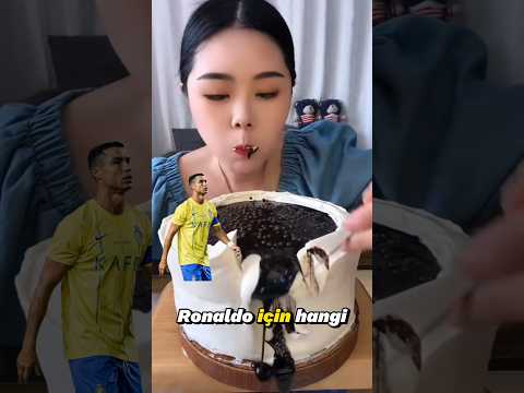 Ronaldo için hangi pastayı seçerdin?#ronaldo