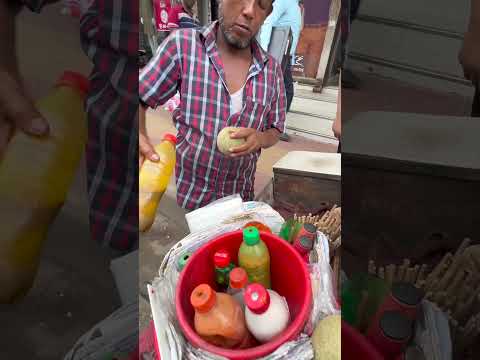 Masala Wood Apple Chaat #streetfood #shorts