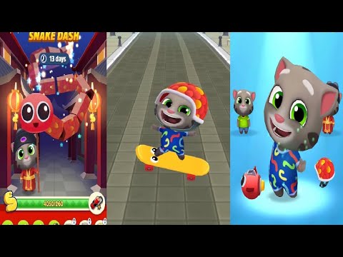 Talking Tom Gold Run NEW UPDATE New Character Snake Off Tom Boss Fight New Events Chasing for Snakes