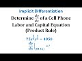 Implicit Differentiation and Application
