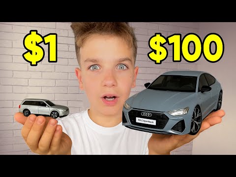 Mark shows his Audi diecast cars – From $1 to $100 (1:64 to 1:18 scale)