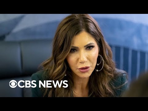 YouTube video thumbnail: Kristi Noem Says she Wants More "Alligator Alcatraz" Facilities Across U.S.