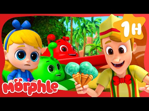 Morphle VS Orphle Jungle Ice Cream Race | MORPHLE | Moonbug Kids - Art for Kids 🖌️
