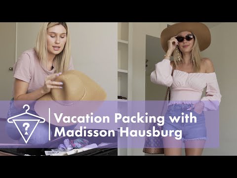 How to Pack for Vacation with Siesta Key Star Madisson Hausburg | #StyledByGUESS