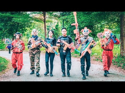 LTT Nerf Mod : The Secret to Winning Every Nerf Fight S.W.A.T Warriors W Fight Masked Criminals