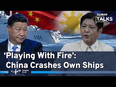 YouTube video thumbnail: Philippines Outsmarts China as Chinese Ships Collide Amid Marcos Taiwan Row