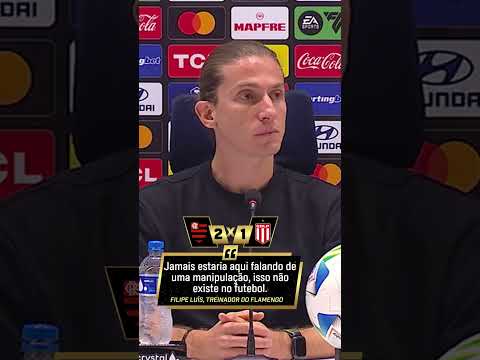 MANIPULAÇÃO NO FUTEBOL? 👀 Filipe Luís foi direto sobre o assunto após vitória do Flamengo #shorts