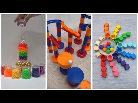 Oddly Satisfying video compilation with beads, bells, balls, marble run, xylophone and more