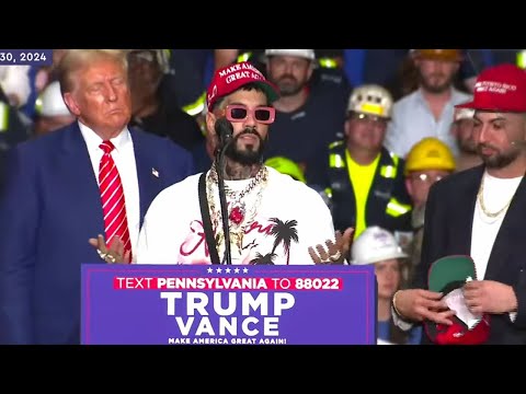 Anuel AA discurso en apoyo a Donald Trump (Subtitulado)