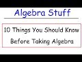 Algebra Concepts and Problem Solving