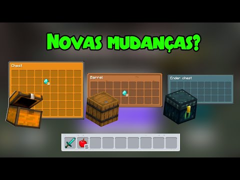 NOVAS INTERFACES CHEGANDO AO MINECRAFT PE (BEDROCK) EM BREVE ?!