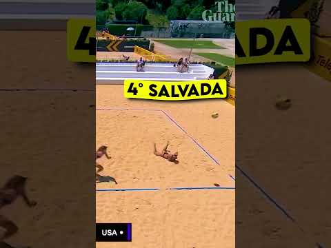 El Rally Más Atlético en el Voleibol #volleyball #sports #voley#beachvolleyball #shorts