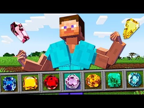 Minecraft PERO hay GEMAS con SUPERPODERES