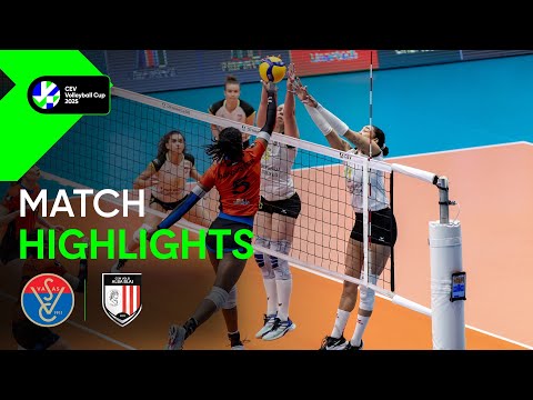 Highlights | Vasas Óbuda BUDAPEST vs. CS Volei Alba BLAJ | CEV Volleyball Cup 2025 | Semi Finals