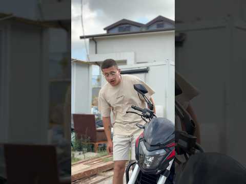 Oyuncak Direksiyon İle Motosikletin Lastiğini Yok Ettim #shorts