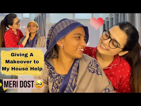 Giving A Makeover To My House Help || She Loved It