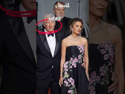 Richard Gere and his wife turn the red carpet into a moment of real love.