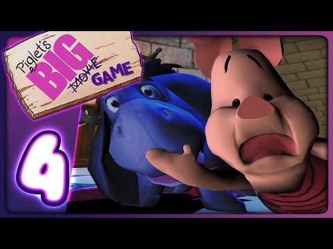 Piglet's Big Game Walkthrough Part 4 (PS2) 100% Eeyore's Dream [4K]