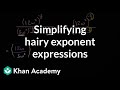 Simplifying Exponential Expressions