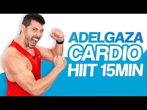 🔥 Quema Grasa Rápido en Casa | Cardio HIIT 15 min (Sin Material)